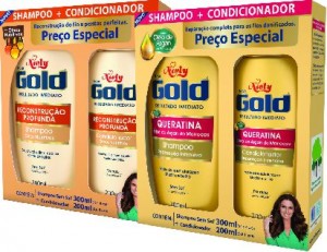 Kit Niely Gold Shampoo 300ml + Condicionador 200ml
