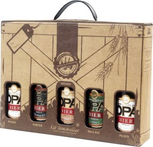 Kit Sommelier Cervejas Artesanais Opa Bier c/ 5 Garrafas 355ml