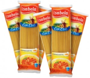 Macarrão Isabela C/ Ovos 500g (Parafuso/Espaguete/N/Pena)