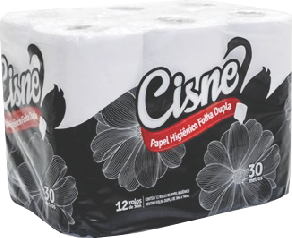 Papel Higiênico Cisne FD 30m 12 rolos