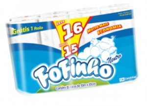 Papel Higiênico Fofinho FS 30m Leve16 Pague15