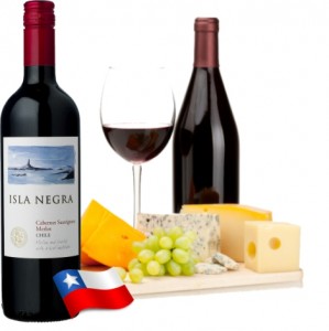 Vinho Chileno Isla Negra Carmeneré/Cabernet Sauvignon/Merlot Garrafa 750ml