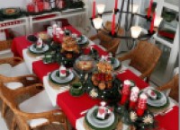 Mesas de Natal Lindas e sem Gastar muito.....