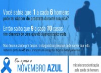 Novembro Azul - Agora  a vez dos Homens