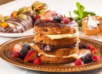 Sobremesa de Panettone com Sorvete