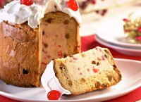Sobremesa de Panettone com Sorvete