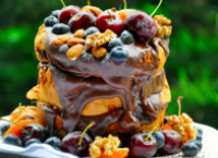 Sobremesa de Panettone com Sorvete