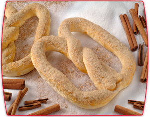 Pretzel com Acar e Canela