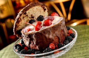 Sobremesa de Panettone com Sorvete