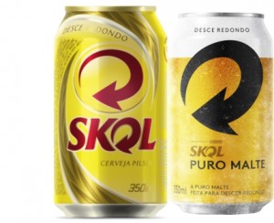 Cerveja Skol Puro Malte e Pilsen Lata 350ml