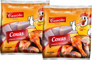 Coxas de Frango IQF Canção 1Kg