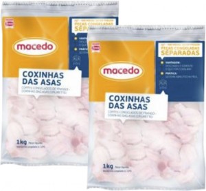 Coxinhas das Asas de Frango IQF Macedo 1Kg