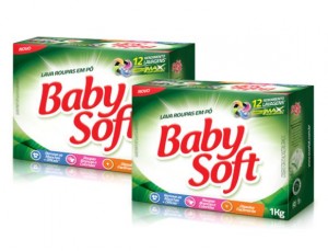 Lava Roupas Baby Soft Caixa 1Kg