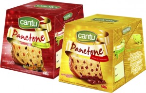 Panetone Cantu Frutas/Chocolate Caixa 400g