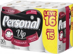 Papel Higiênico Personal Vip FD 30m Leve16 Pague15